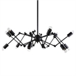 Modway Tagmata Steel Semi Flush Mount in Black