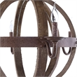 Modway Catapult 6 Light Chandelier in Antique Brass