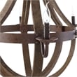 Modway Ballista 6 Light Chandelier in Antique Brass