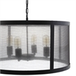 Modway Frost 4 Light Chandelier in Black