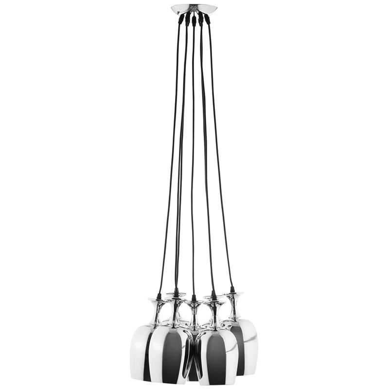 Goodwill Metal Chandelier in Silver