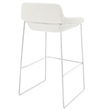 Garner Bar Stool in White