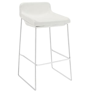 Garner Bar Stool in White