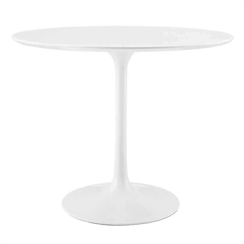 Modway Lippa 36 Round Dining Table In White 691199822490 Ebay Image Is Loading Modway Lippa 36 034 Round Dining Table In