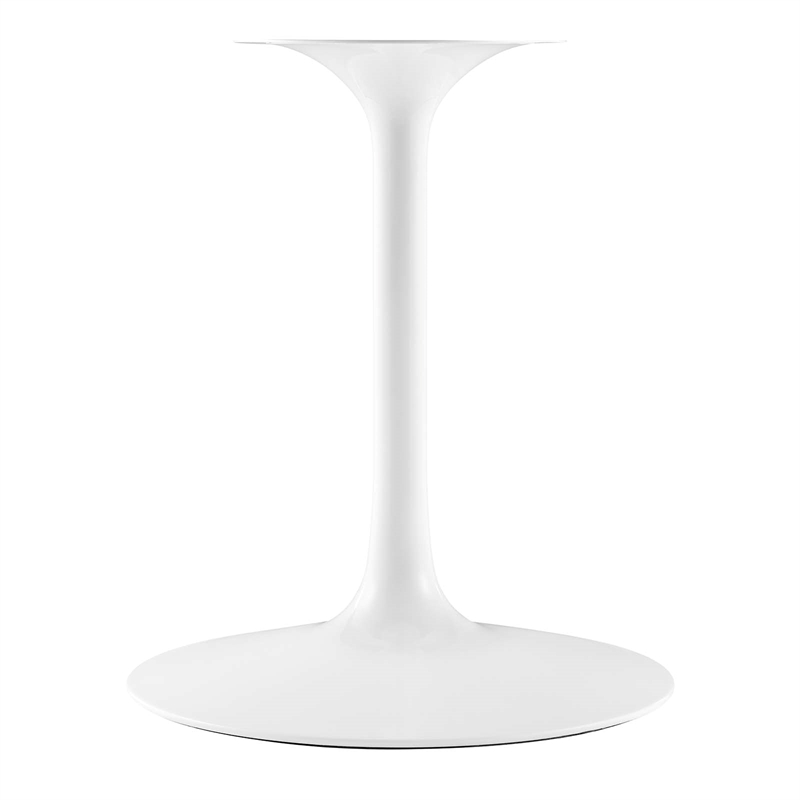 Modway Lippa Oval Faux Marble Top Dining Table in White Cymax Business