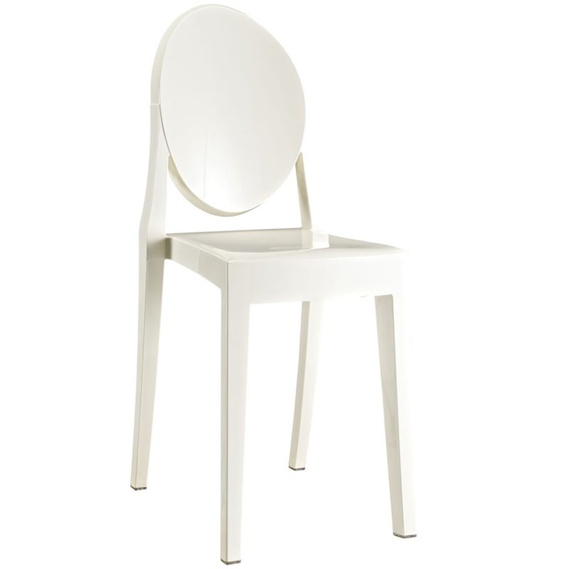 Modway Casper Dining Side Chair In White Eei 122 Whi Modway Casper Dining Side Chair In White