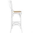 Gear Bar Stool in White