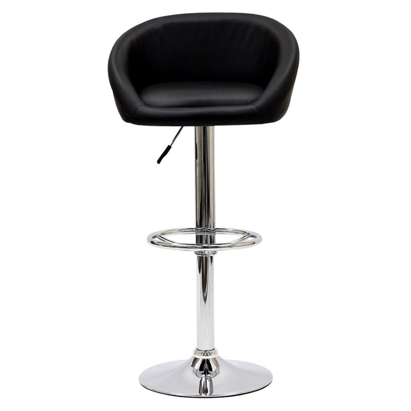 Marshmallow Bar Stool in Black