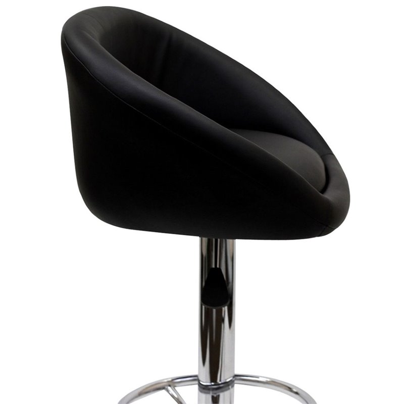 Marshmallow Bar Stool in Black
