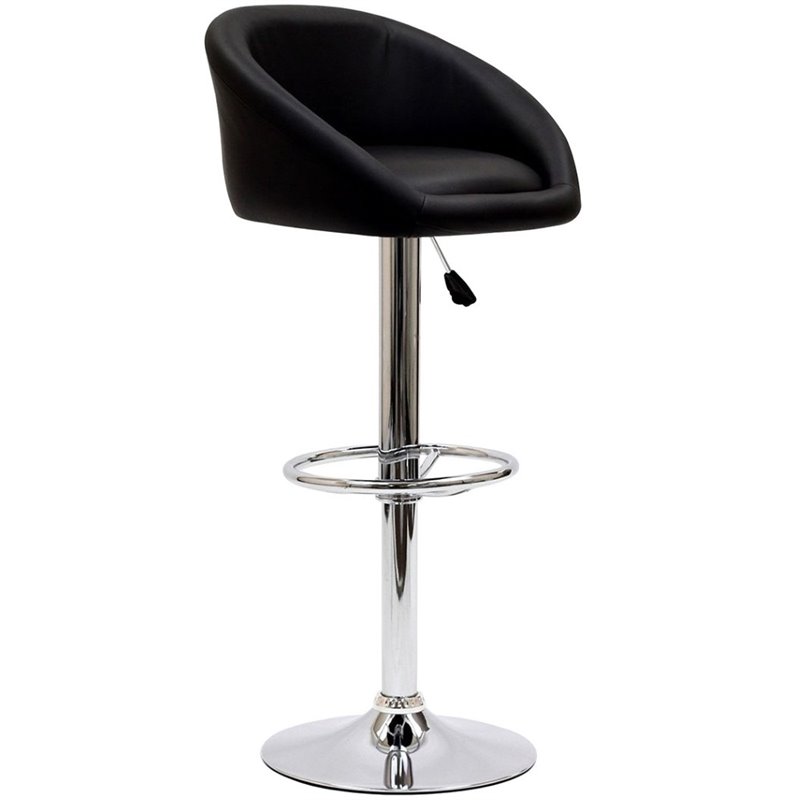 Marshmallow Bar Stool in Black
