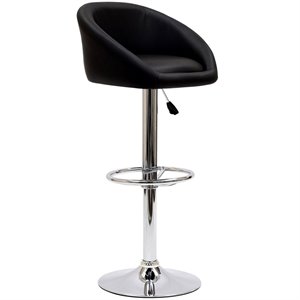 Marshmallow Bar Stool in Black