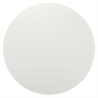 Modway Revolve Round Aluminum and MDF Wood Dining Table in White