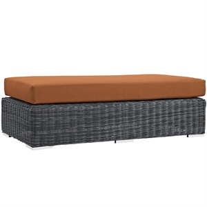 Modway Summon Patio Ottoman in Canvas Tuscan