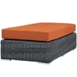 Modway Summon Patio Ottoman in Canvas Tuscan