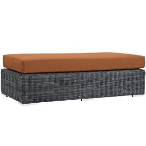 modway summon patio ottoman in canvas tuscan