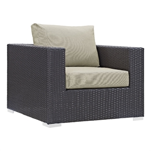 modway convene patio arm chair