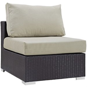 modway convene patio armless chair