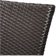 Modway Convene Aluminum and Rattan Patio Dining Armchair in Espresso/Turquoise