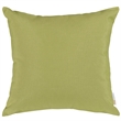 Modway Convene 2-Piece Modern Fabric Outdoor Patio Pillow Set in Peridot Green
