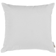 Modway Convene 2-Piece Modern Fabric Outdoor Patio Pillow Set in White