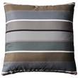 Modway Modern Polyester Fabric Outdoor Patio Single Pillow in Stripe