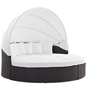 modway convene canopy patio daybed
