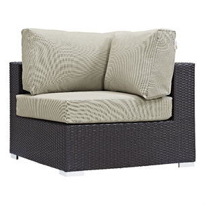modway convene patio corner chair