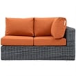 Modway Summon Patio Right Arm Loveseat in Canvas Tuscan