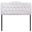 Modway Annabel Queen Upholstered Vinyl and Wood Headboard in White