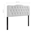 Modway Annabel Full Upholstered Vinyl and Wood Headboard in White
