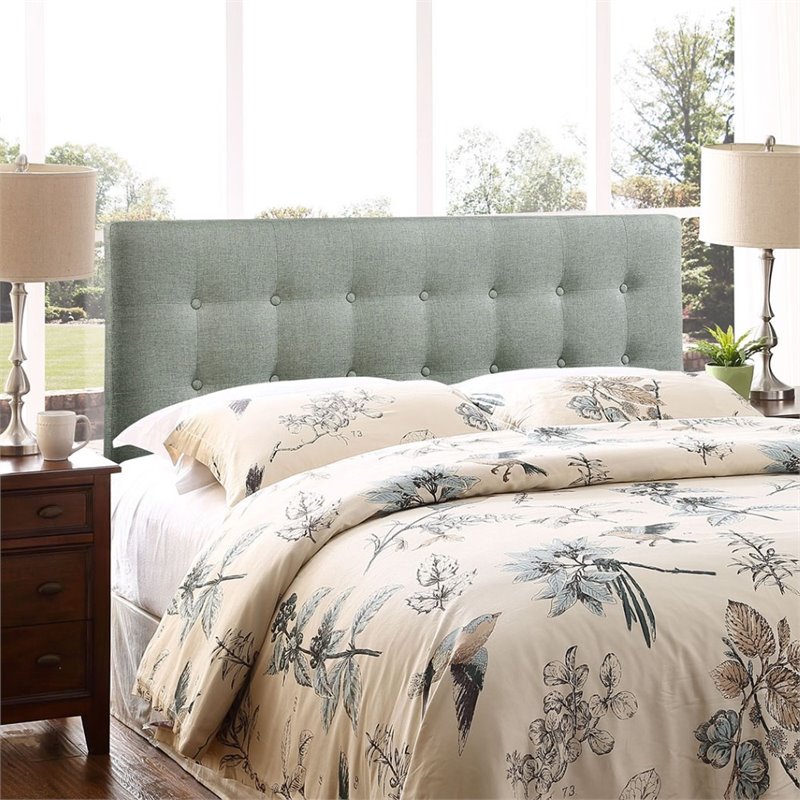 Modway emily store upholstered fabric headboard