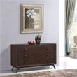 Modway Tracy Modern Style MDF and Rubberwood Dresser in Cappuccino