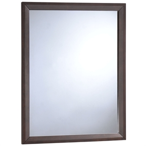 Modway Tracy Modern Style MDF and Rubberwood Mirror in Cappuccino Finish