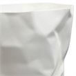Modway Lava Modern Durable Plastic Trash Bin in White Finish