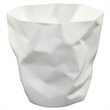 Modway Lava Modern Durable Plastic Trash Bin in White Finish