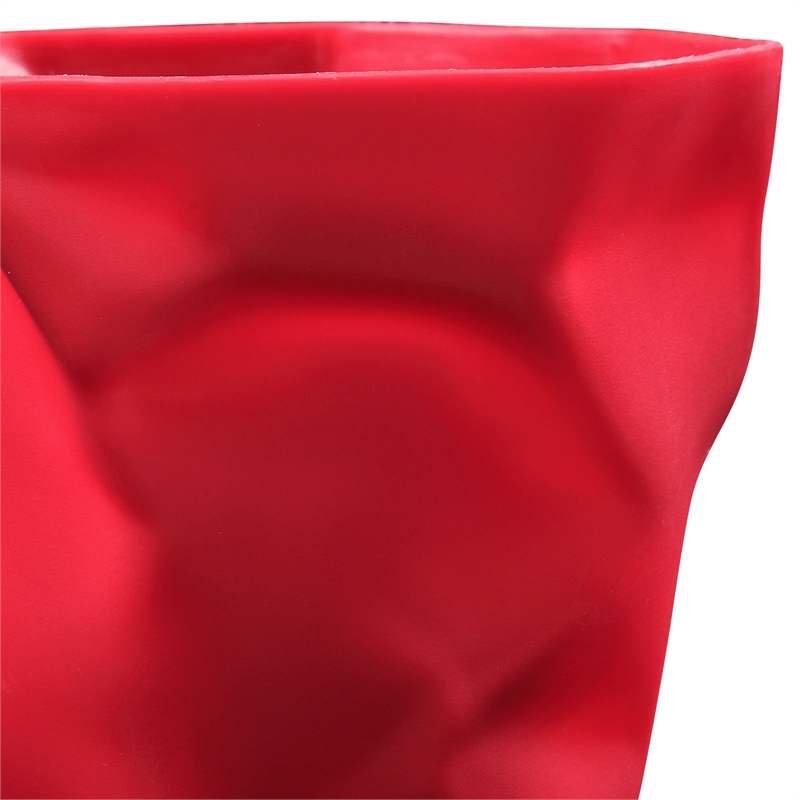 Modway Lava Plastic Pencil Holder in Red