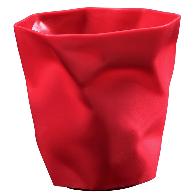 Modway Lava Plastic Pencil Holder in Red