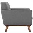 Modway Engage Fabric Armchair in Expectation Gray (Set of 2)