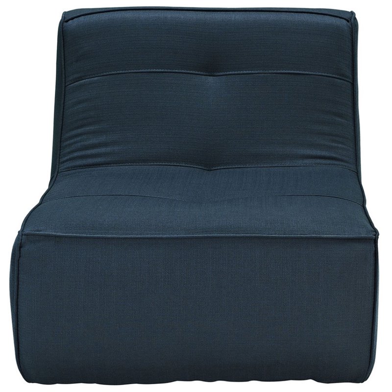Modway Align Fabric Upholstered Accent Chair in Azure