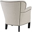 Modway Key Fabric Upholstered Accent Chair in Sand