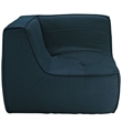 Modway Align Upholstered Corner Accent Chair in Azure