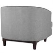 Modway Coast Modern Upholstered Polyester Fabric Armchair in Light Gray