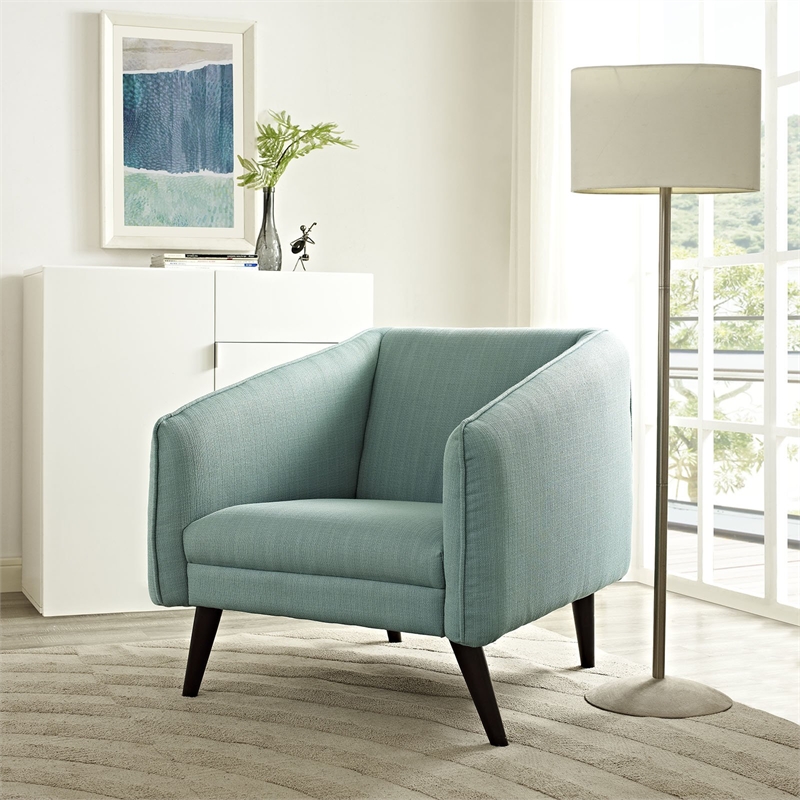 Slide Upholstered Fabric Armchair in Laguna
