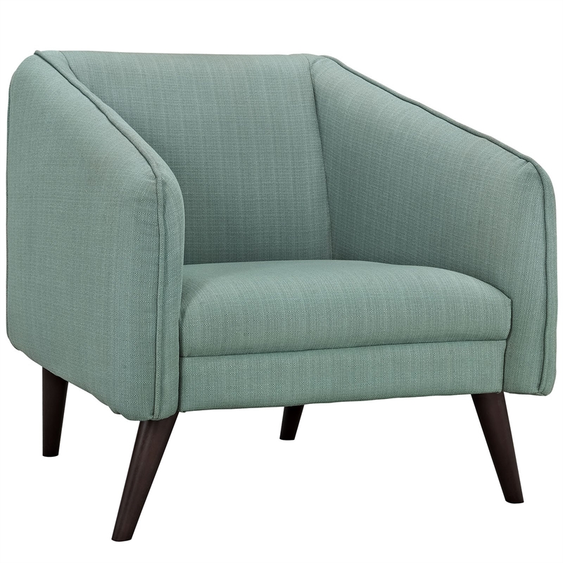 Slide Upholstered Fabric Armchair in Laguna