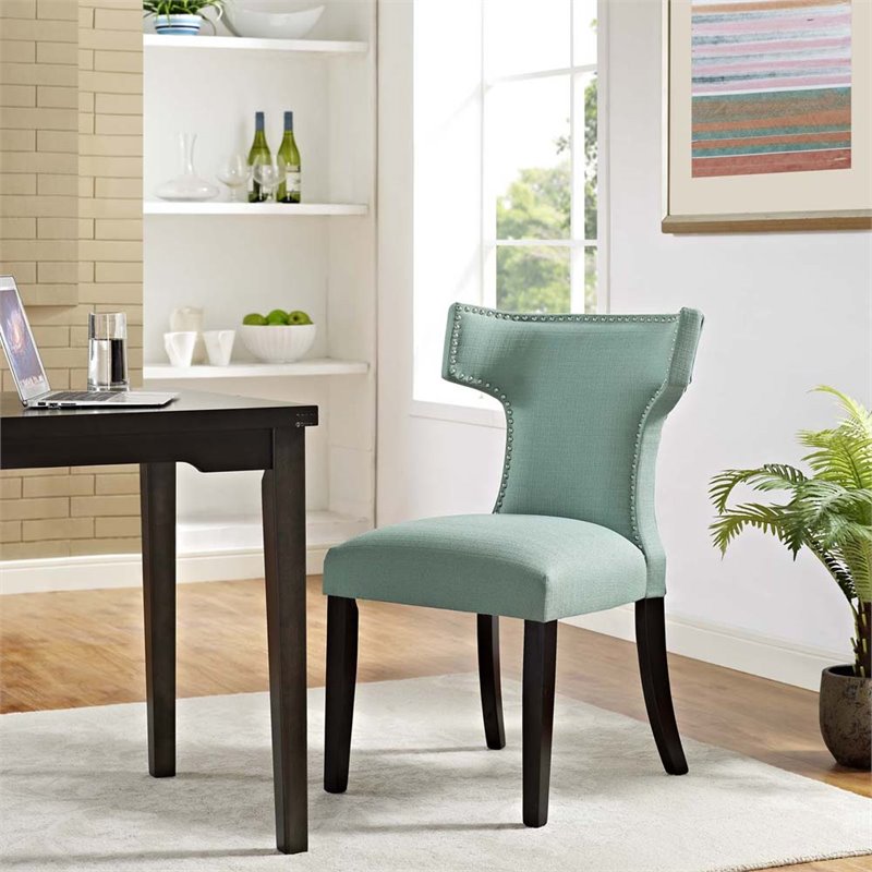 modway curve dining chair