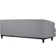 Modway Coast Polyester and Rubberwood Living Room Set in Light Gray (Set of 2)