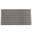 Modway Shore 9-Piece Outdoor Patio Wood and Aluminum Dining Set in Silver/Black