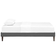 Modway Sharon Fabric Upholstered Twin Platform Bed in Gray