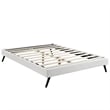 Modway Helen Faux Leather Upholstered Full Platform Bed in White