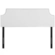 Modway Laura Full Upholstered Vinyl and Solid Wood Headboard in White